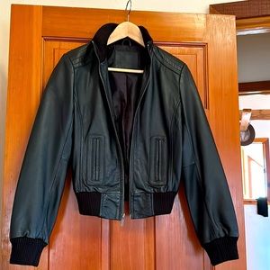 Black Leather Women's Jacket